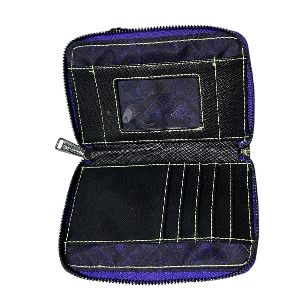 LOUNGEFLY Disney Princess and the Frog Dr Facilier Glow Zip Wallet Villain - Picture 6 of 9